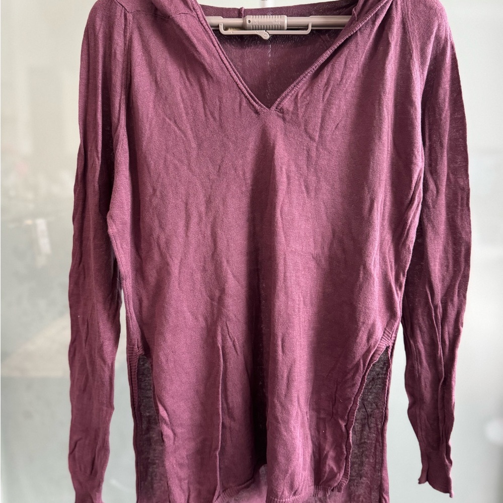 Purple Long Sleeve Top